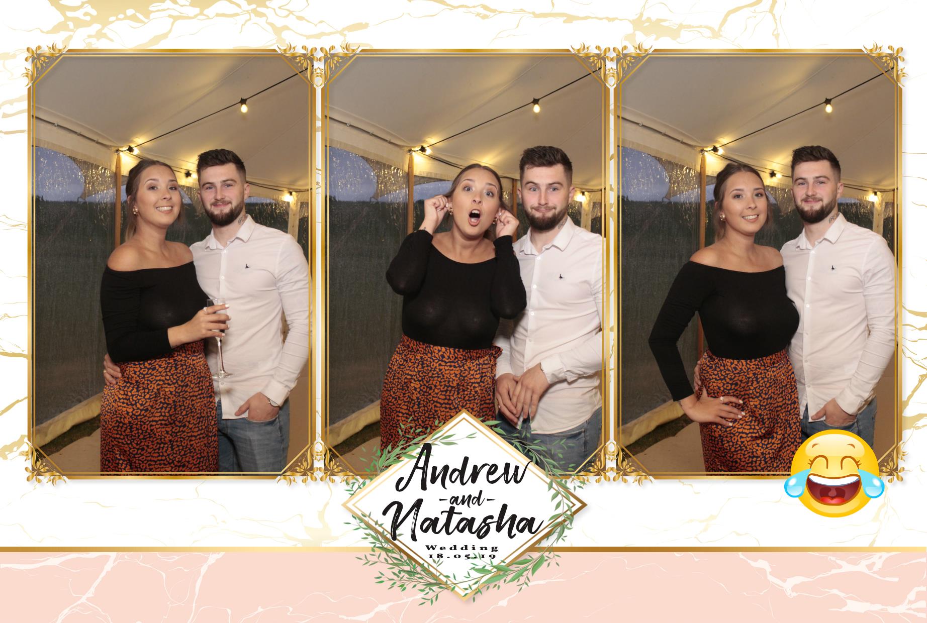 Andrew & Natasha's Wedding  | View more photos from the event at gallery.myphotoboothexperience.co.uk/u/MyPhotoBoothExperienceLtd/Andrew-Natashas-Wedding